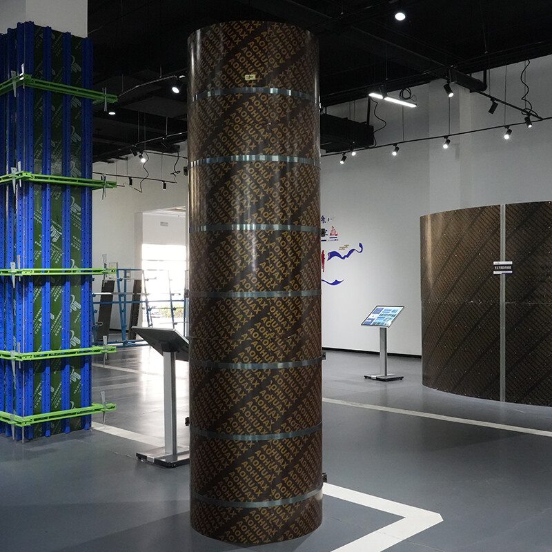 Wooden building circular formwork