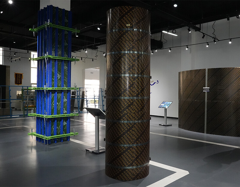 Wooden building circular formwork