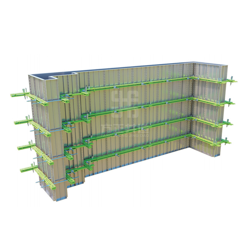 High -strength steel formwork reinforcement system