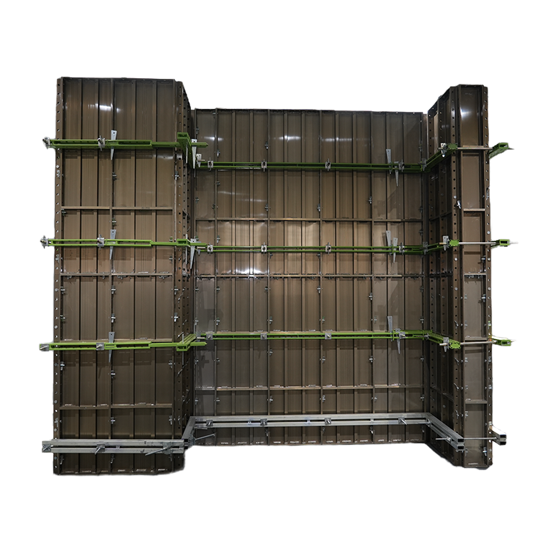 High -strength steel formwork reinforcement system