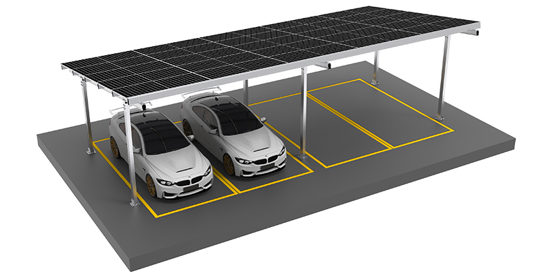 TonKor Solar Carport Ground Double-Pile TonKor Solar Carport Ground Double-Pile