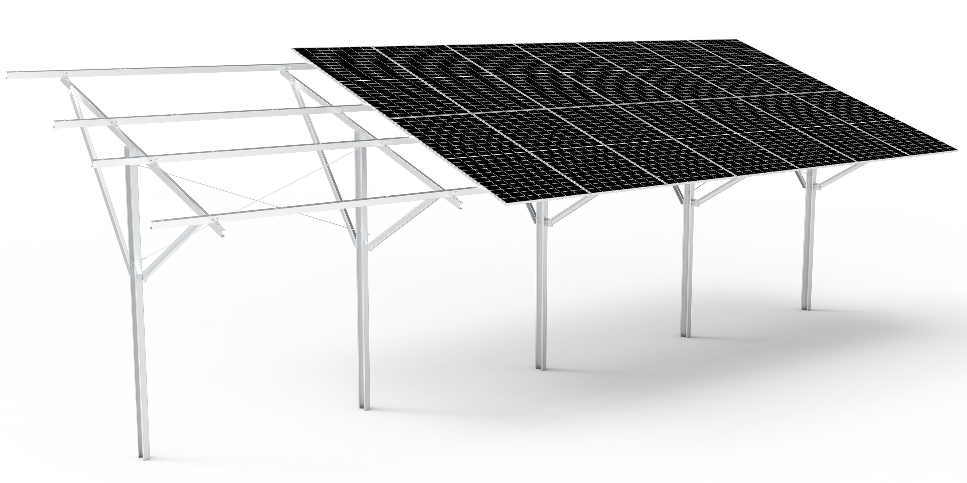 TonKor Steel Single Pile Driven Ground Mount