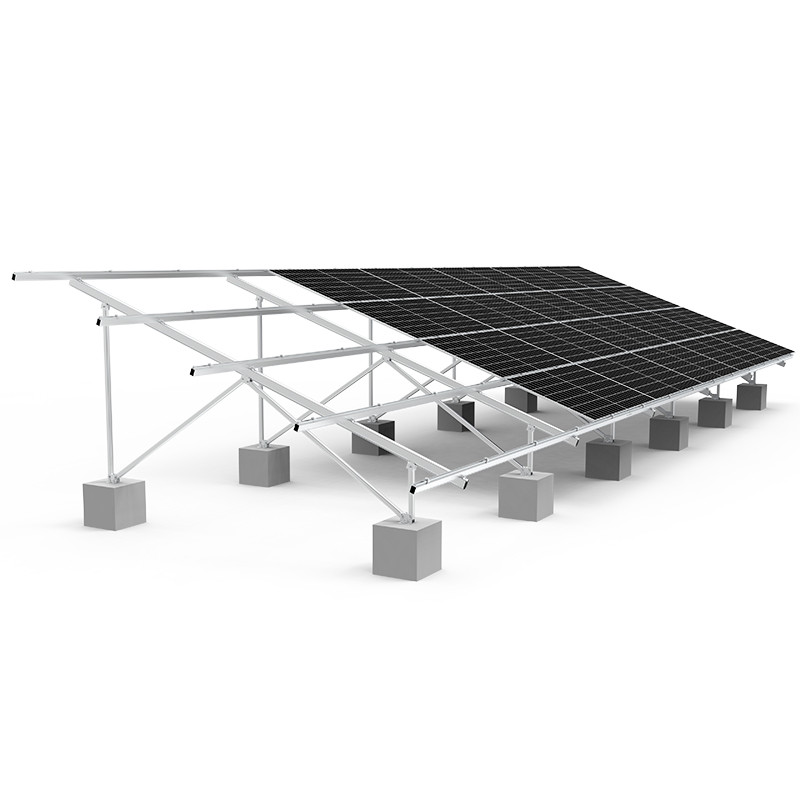 TonKor Aluminum Dual Pile Concrete Foundation Mount