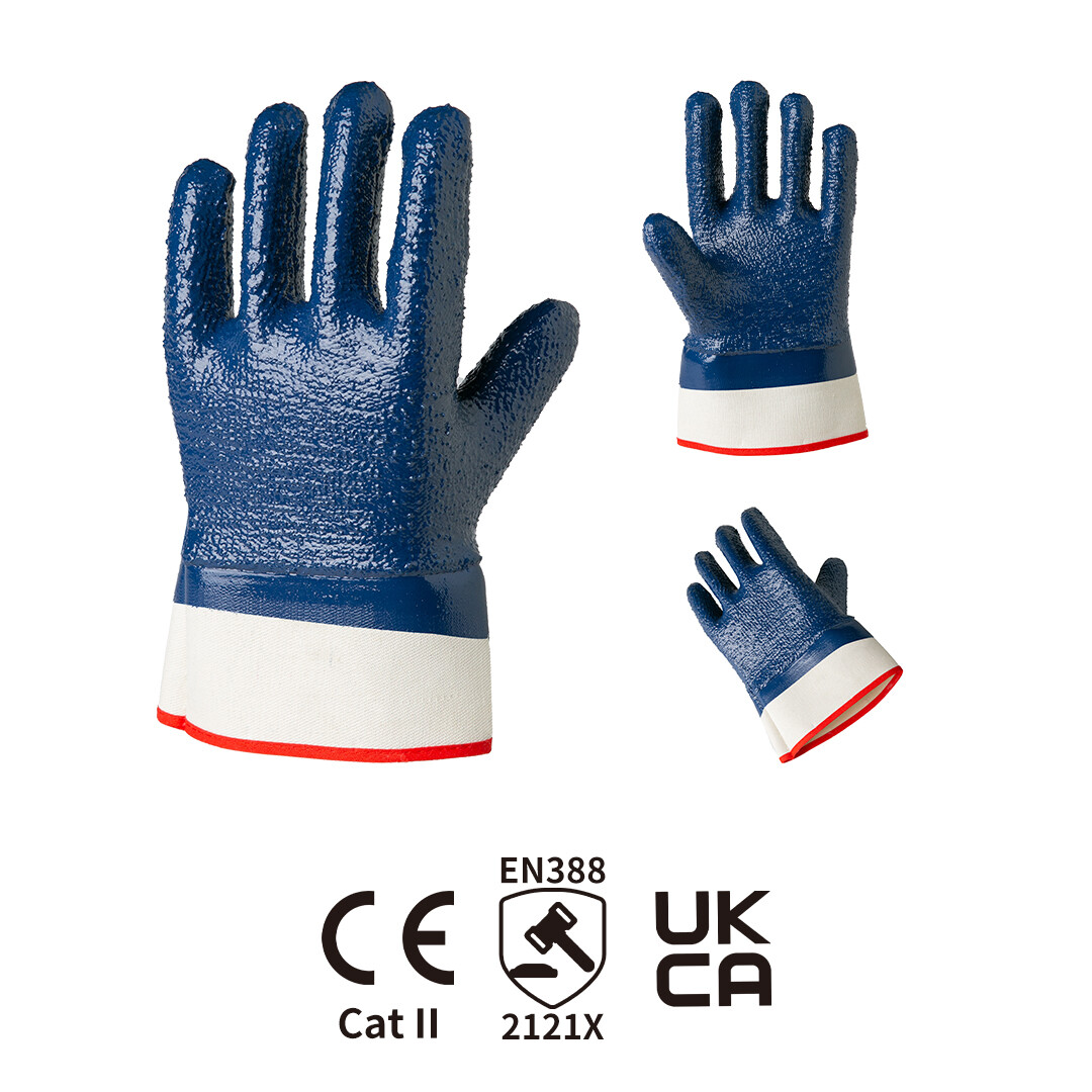 Safety mouth towel cloth fully immersed in nitrile conventional type