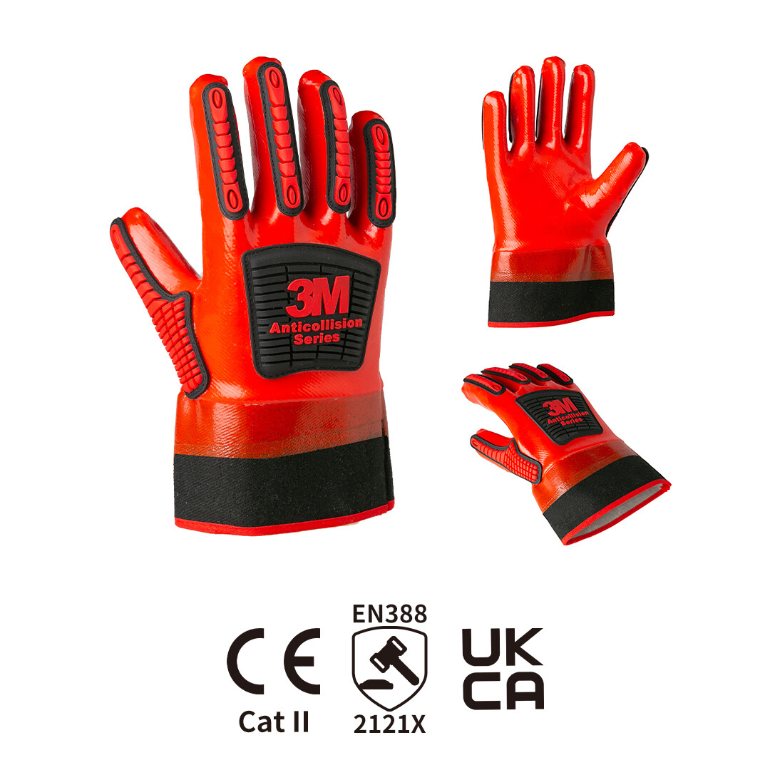 Anti-impact safety mouth fully immersed nitrile curing type