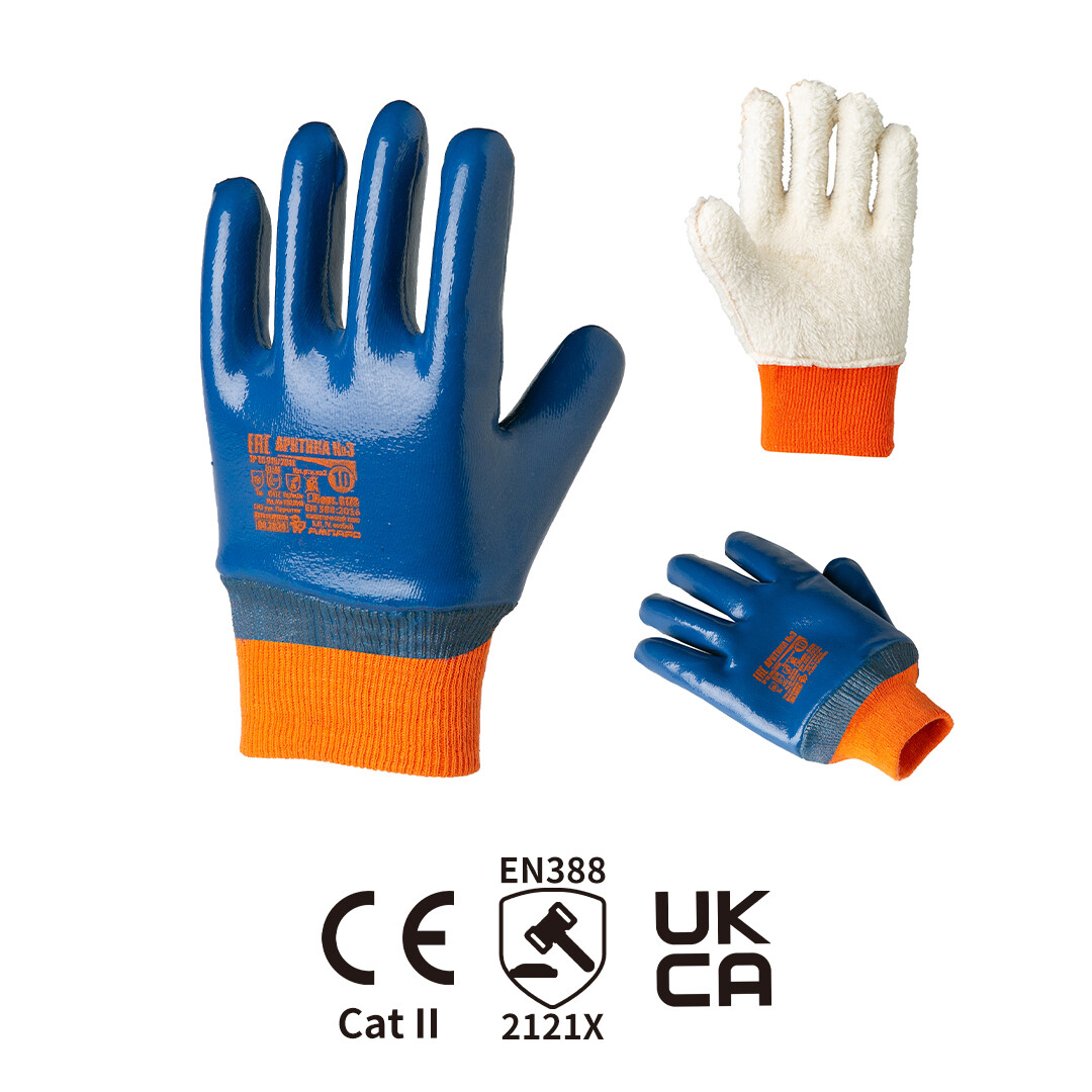 Cold-proof threaded mouth fully immersed nitrile curing type