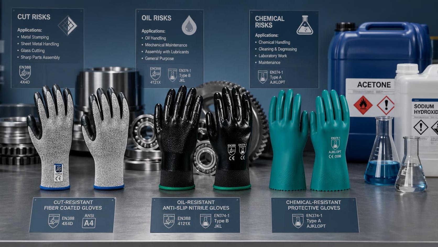 Industrial Safety Gloves Buying Guide: Matching Protection Levels to Factory Risks