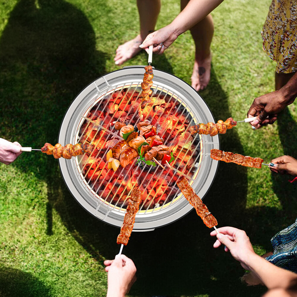 Barbacoa negra para no fumadores