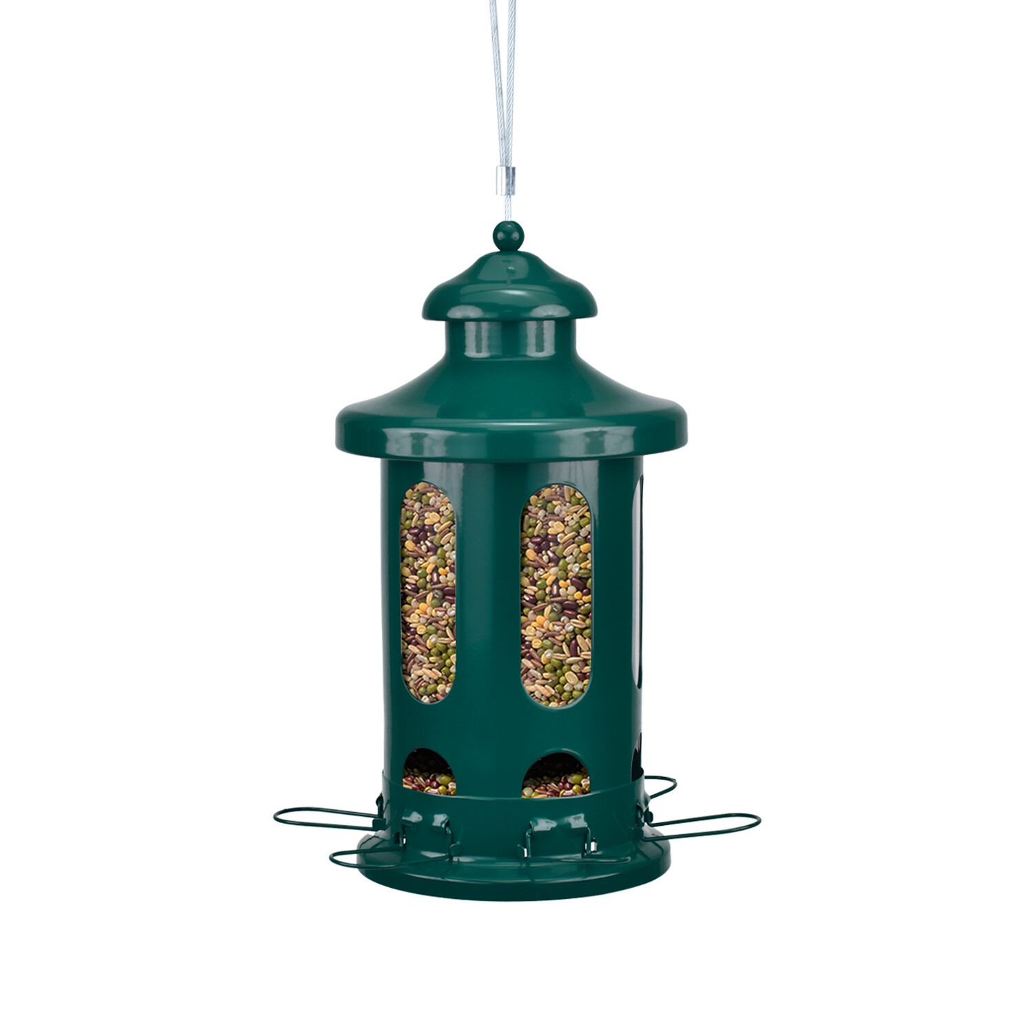b Tienda Lantern comedero para pájaros - verde oscuro