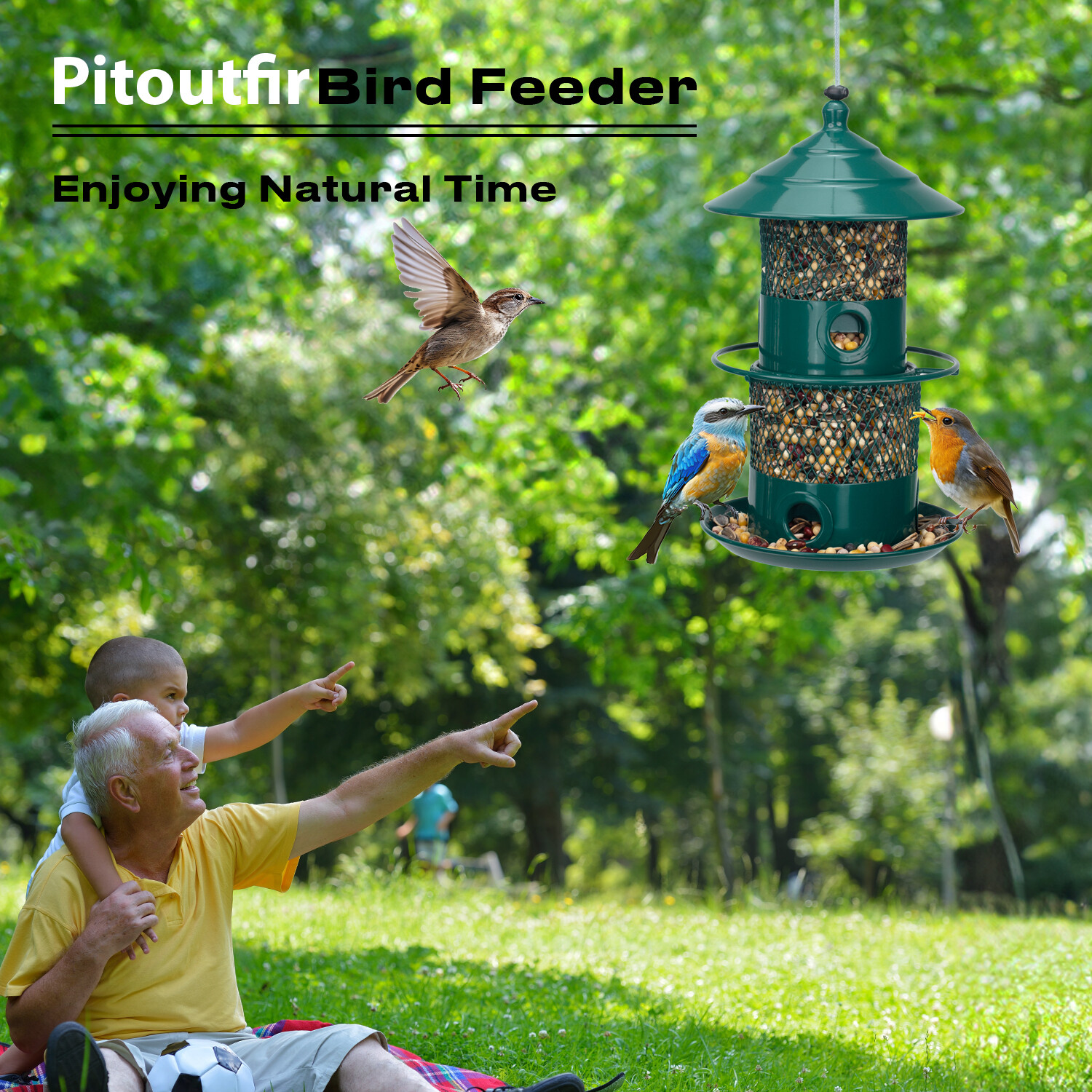 El faro Pitoutfir es verde oscuro