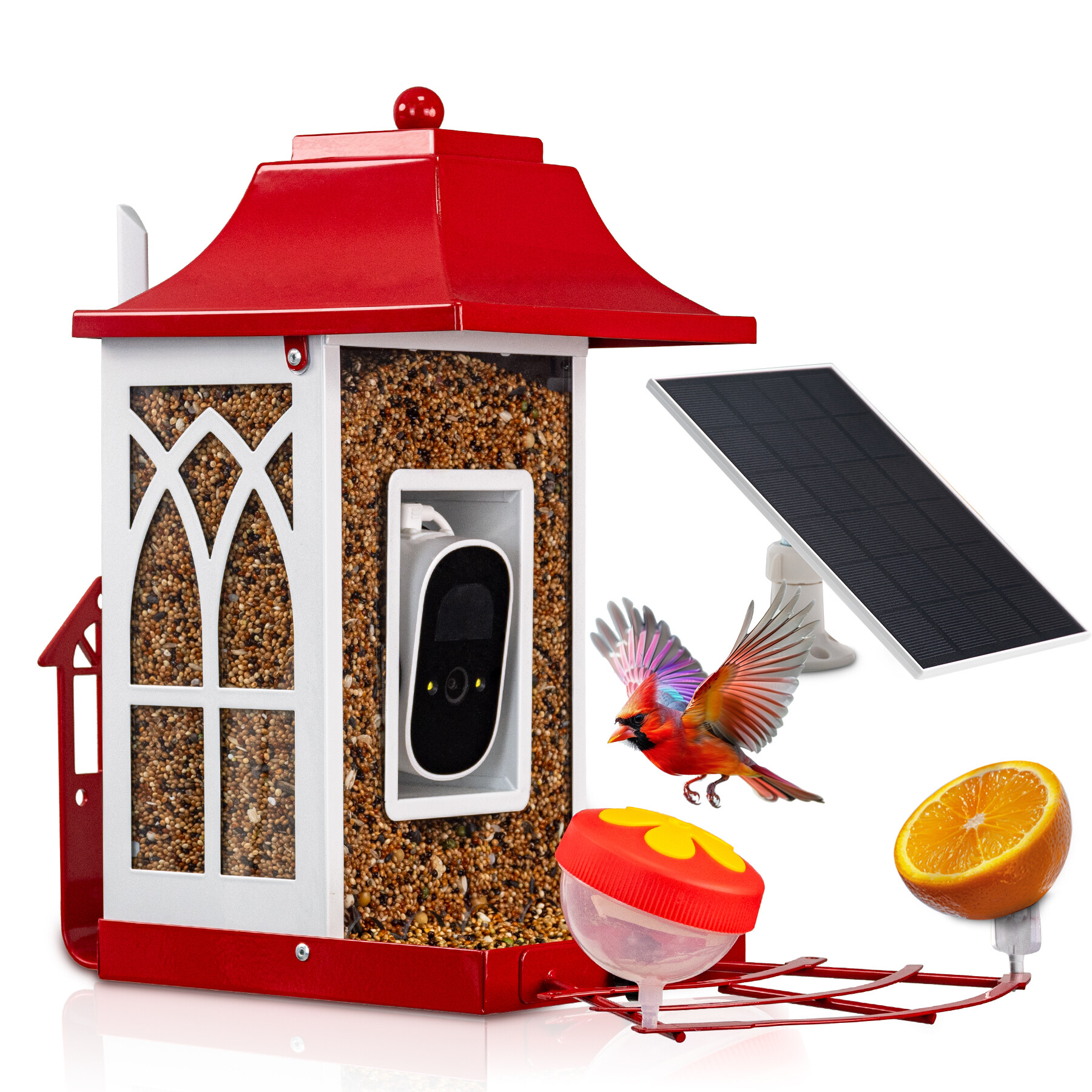 Comedero inteligente rojo