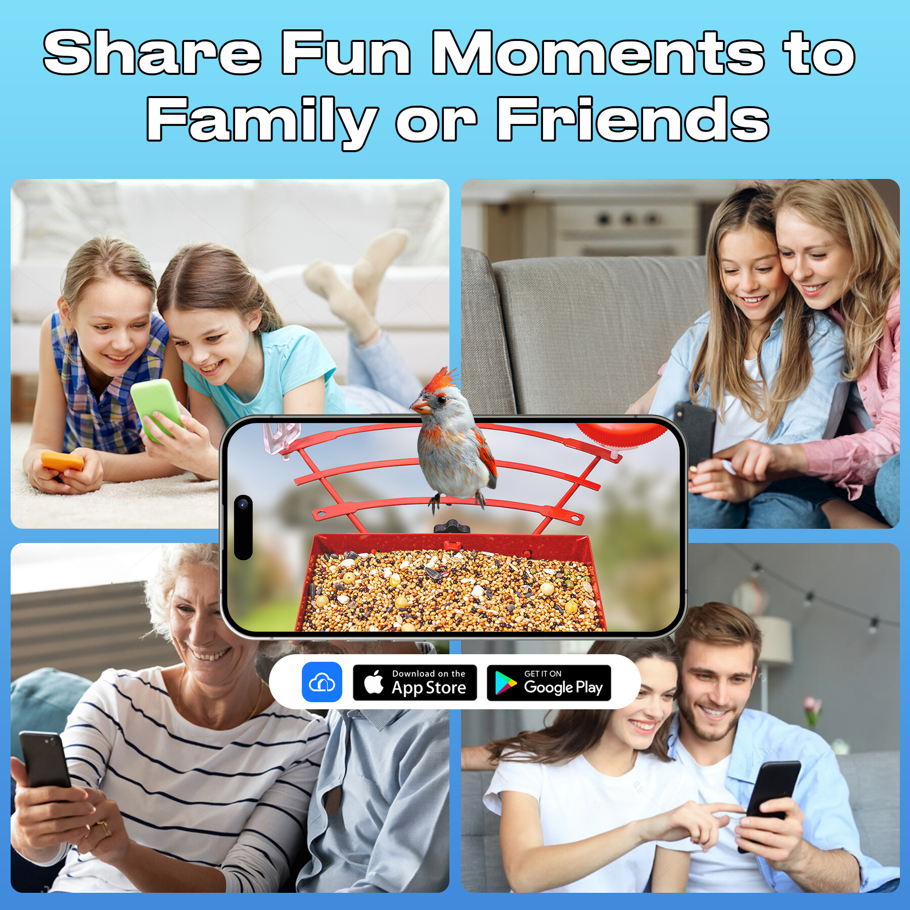 Comedero inteligente rojo