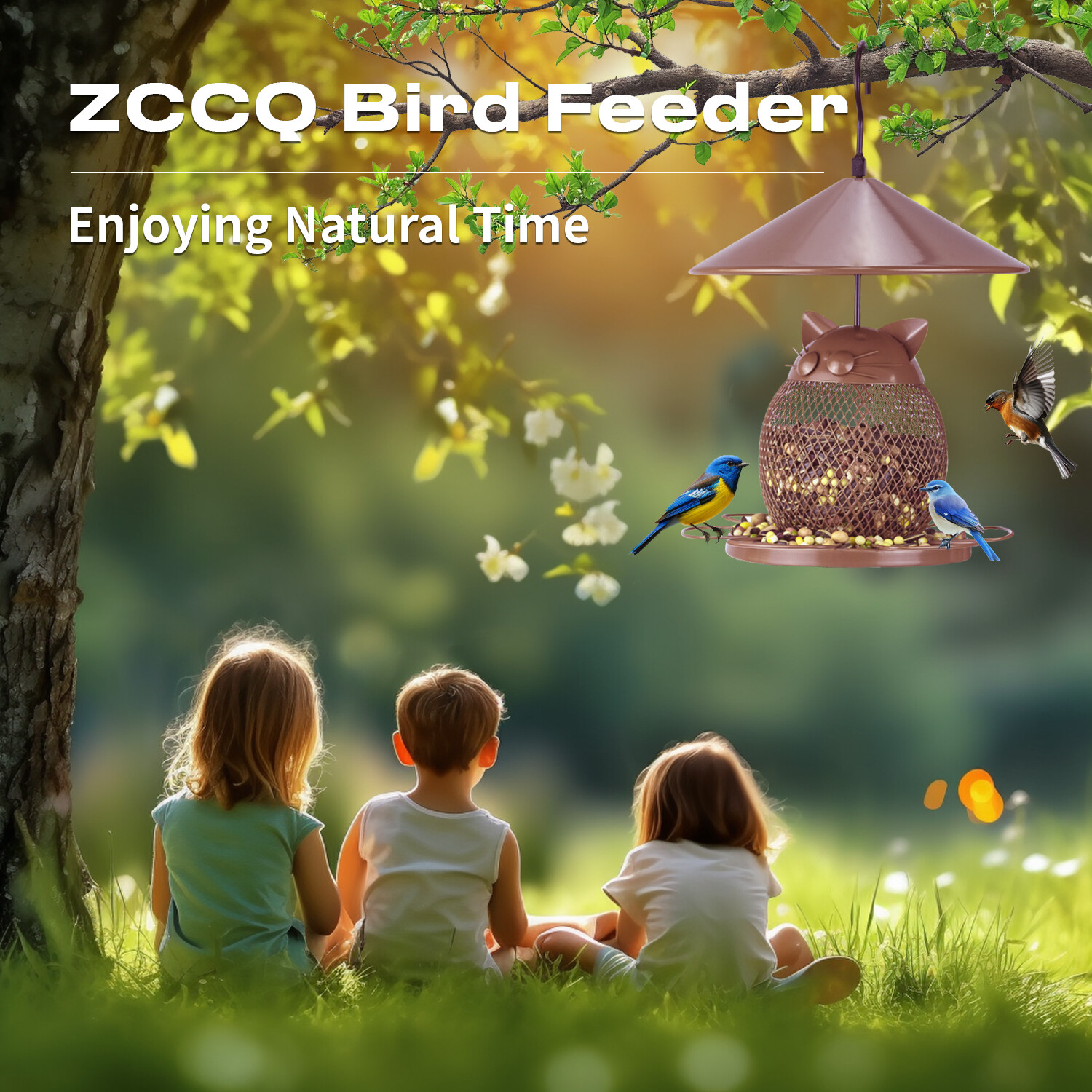 Comedero para pájaros Copper owl