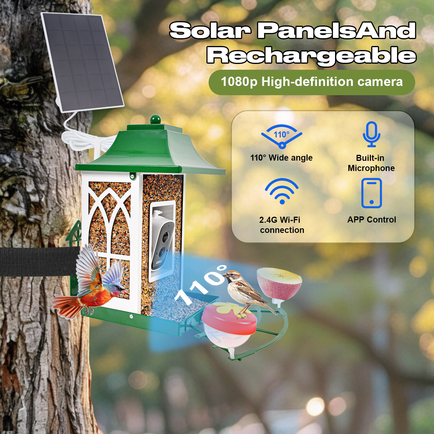 Comedero para pájaros Green smart