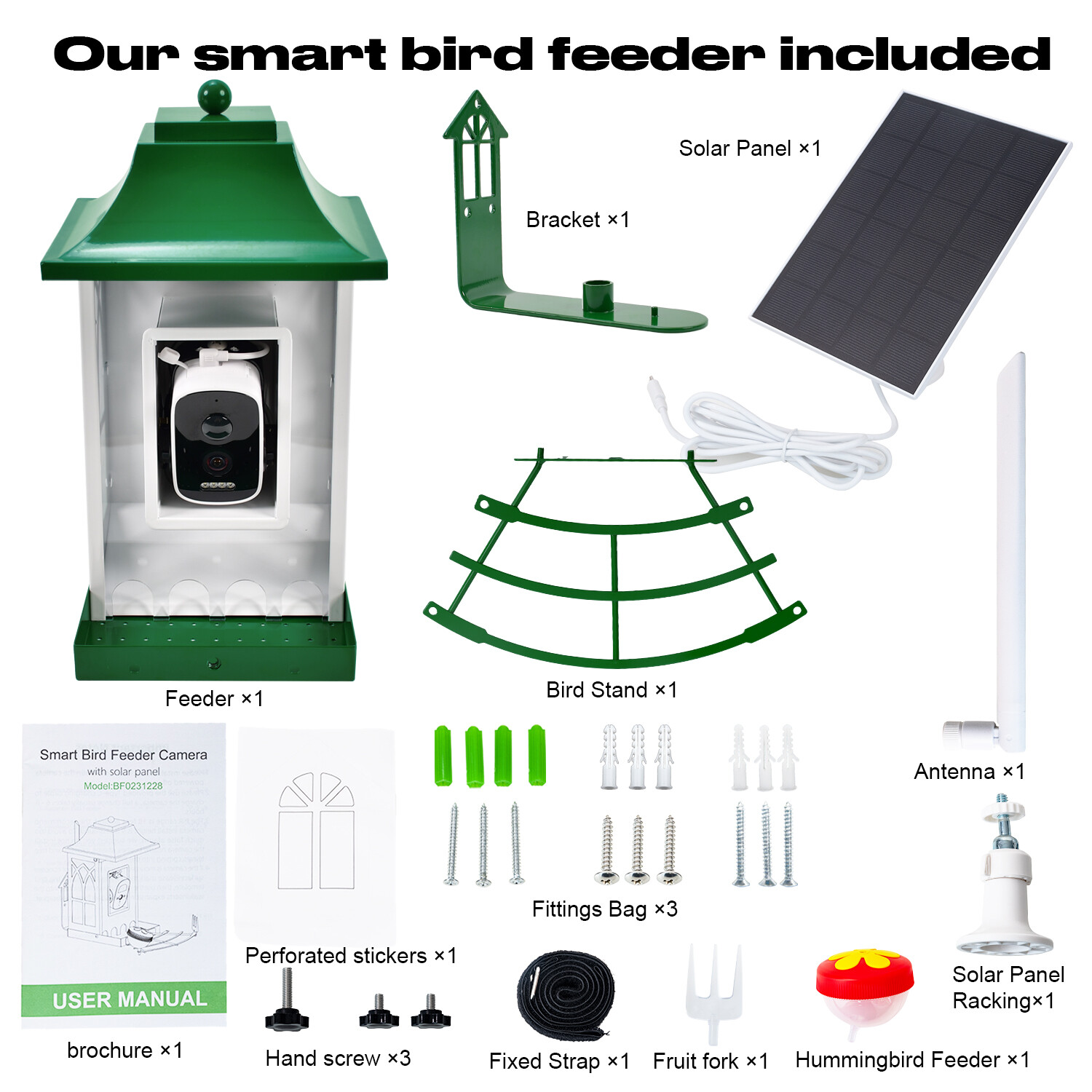 Comedero para pájaros Green smart