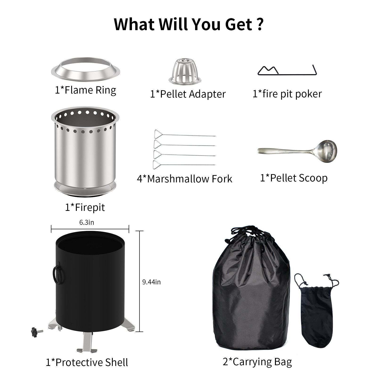 Piccolo forno in acciaio inox con vernice nera per cottura