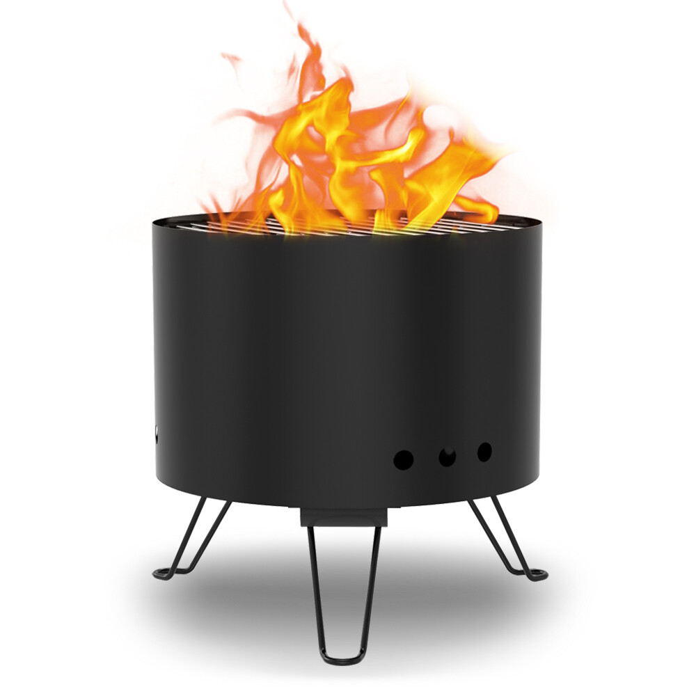 Stufa barbecue pieghevole nera