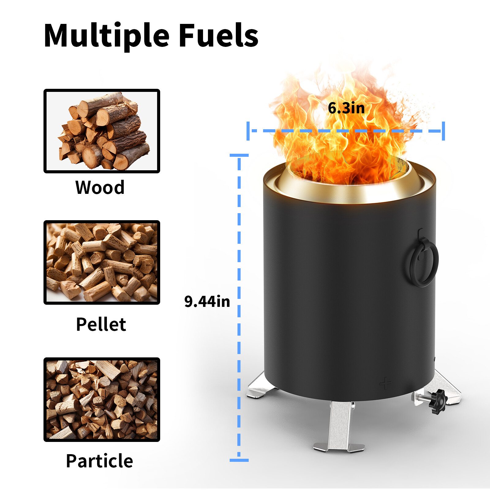 Stufa senza fumo Amazon