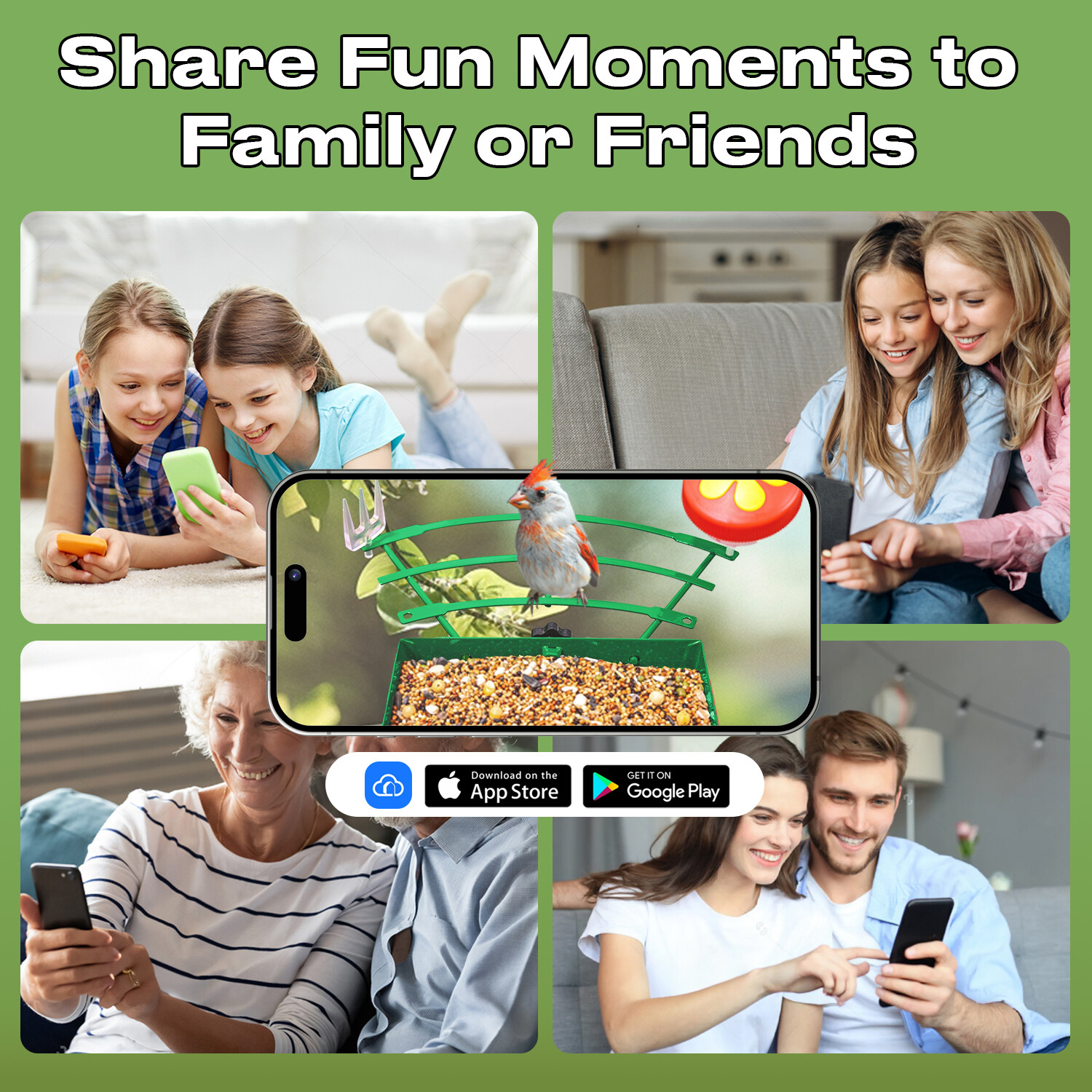 Mangiatoia intelligente per uccelli