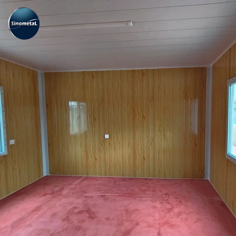 Casa Container Móvil Modular Desmontable de 20 Pies Portátil para Oficina al Aire Libre Pequeña