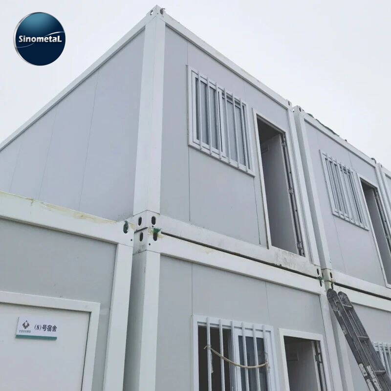 Casa de Contenedor Portátil Modular Desmontable de 20 Pies para Oficina Móvil al Aire Libre