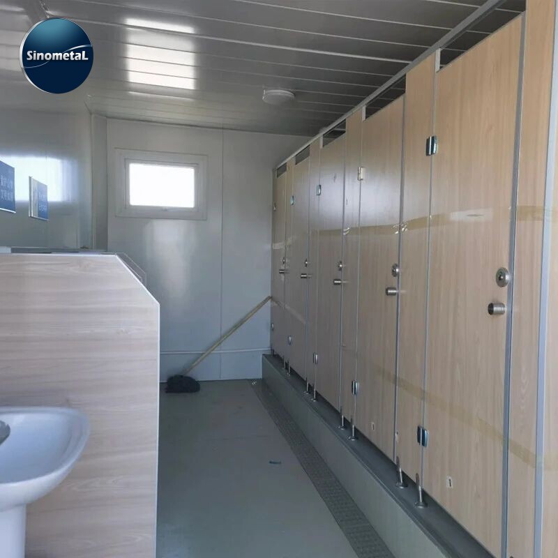 Casa Prefabricada de Contenedor de Manzana Impermeable e Ignífuga con Combinación Múltiple 20Ft 40Ft