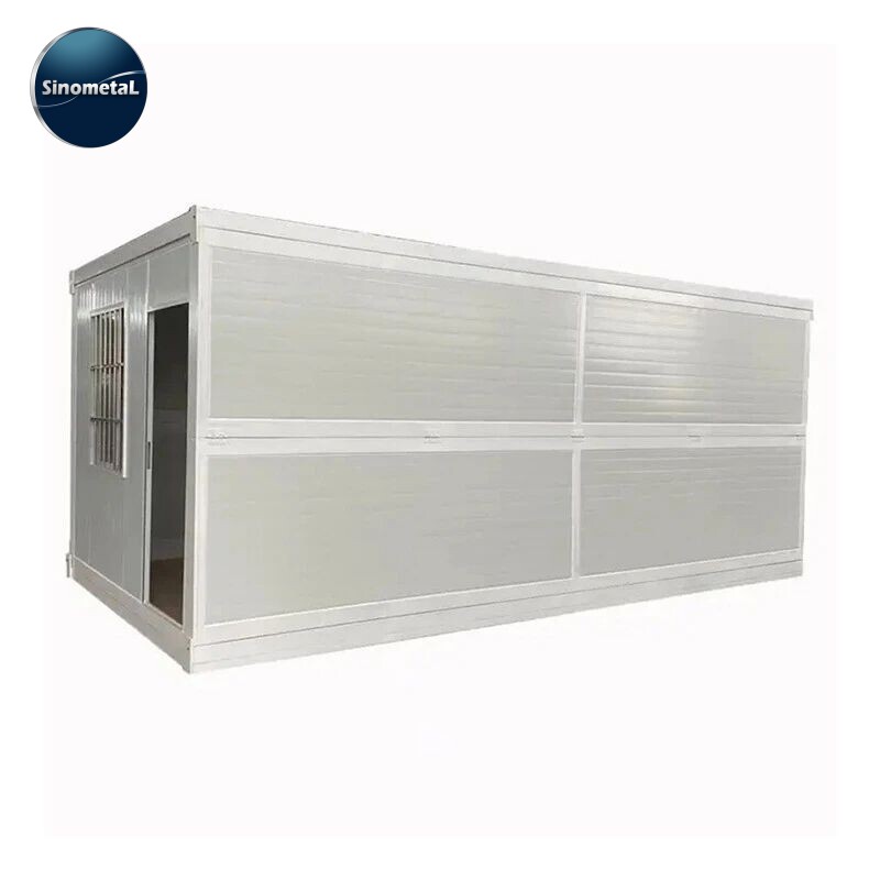 Lujosa casa contenedor prefabricada modular de 2 pisos y 20 pies para envío