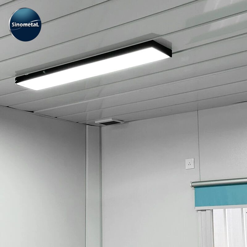 Lujosa casa contenedor prefabricada modular de 2 pisos y 20 pies para envío