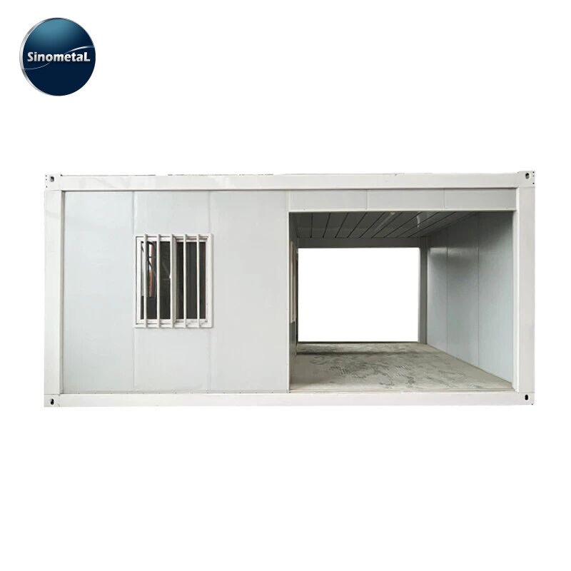 Casa Contenedora Portátil Modular Desmontable de 20 Pies para Oficina Móvil al Aire Libre Pequeña