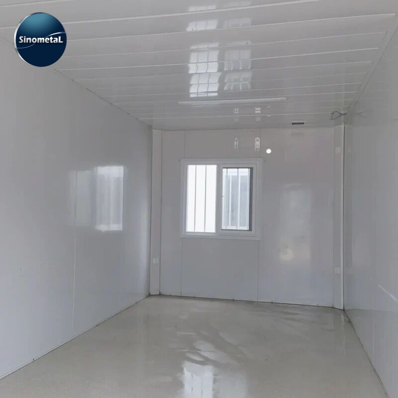 Casa Contenedora Portátil Modular Desmontable de 20 Pies para Oficina Móvil al Aire Libre Pequeña