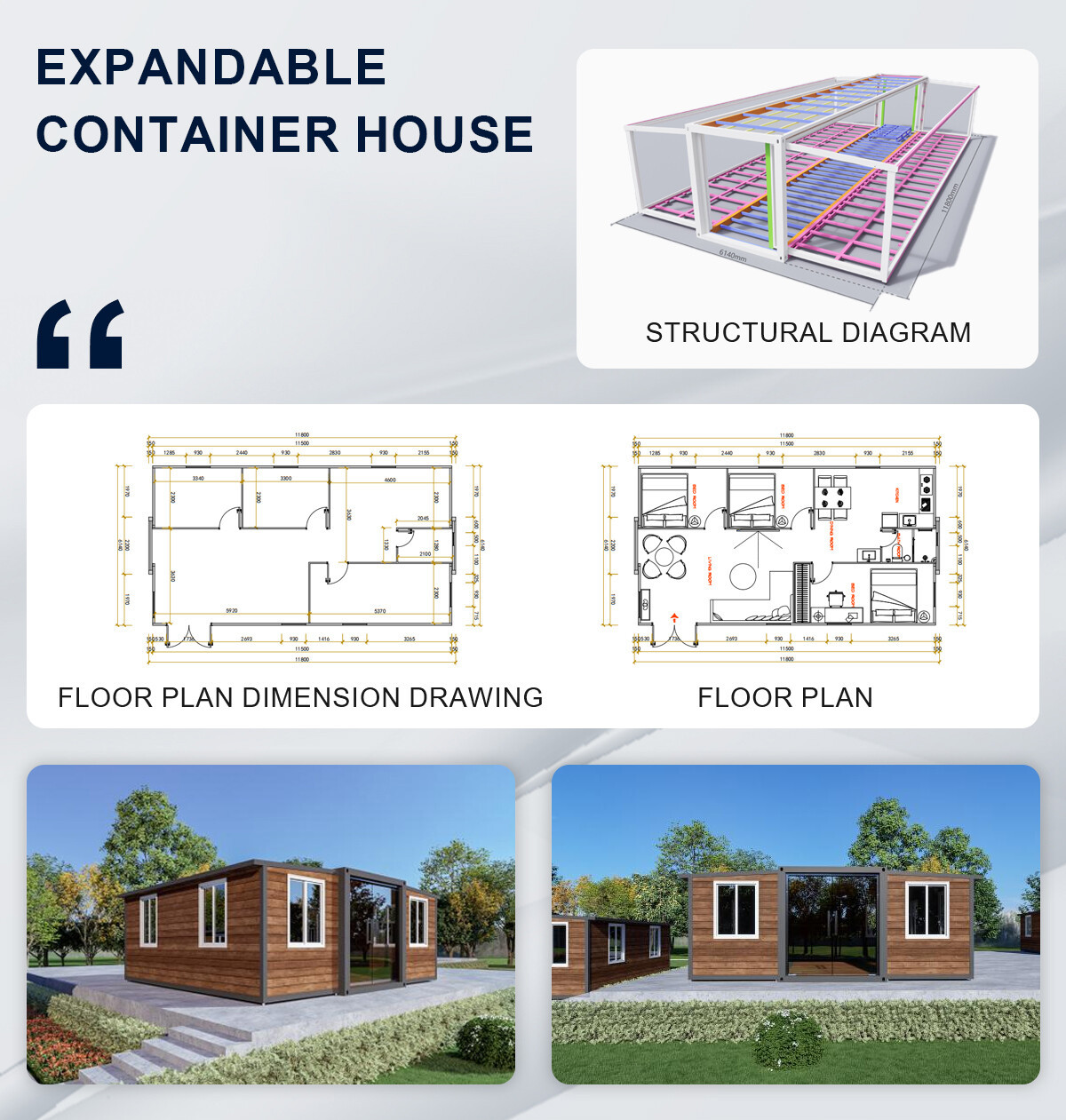 40 ft Dual-Wing Expandable & Foldable Container House (1)
