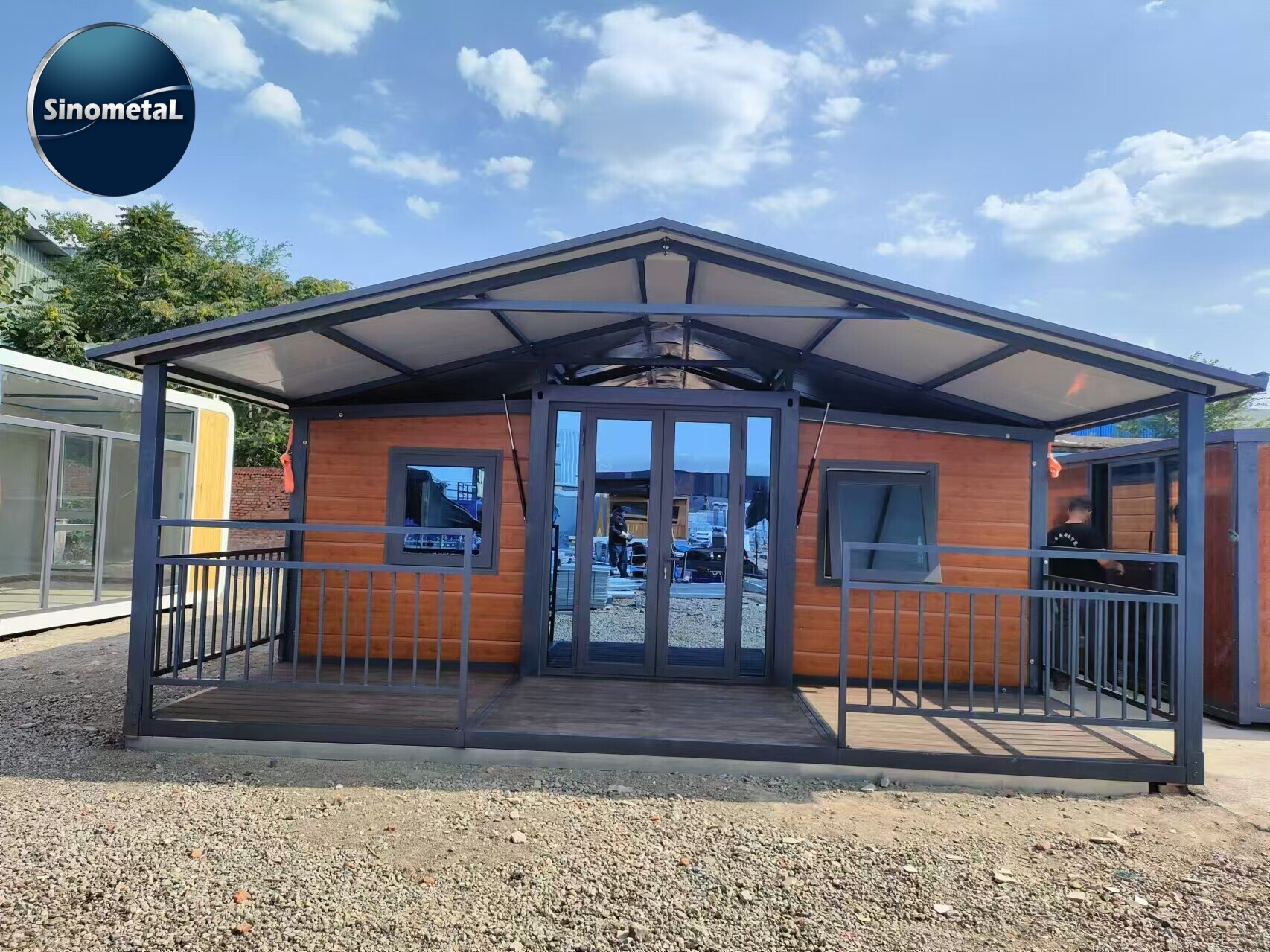 Casa Contenedor Expandible y Plegable de 20 Pies con Dos Alas