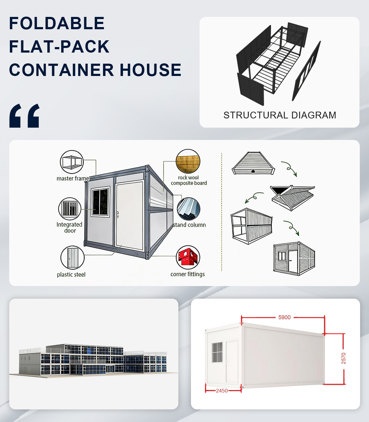 1 Foldable Flat-Pack Container House Structural Drawings 1 Foldable Flat-Pack Container House Structural Drawings