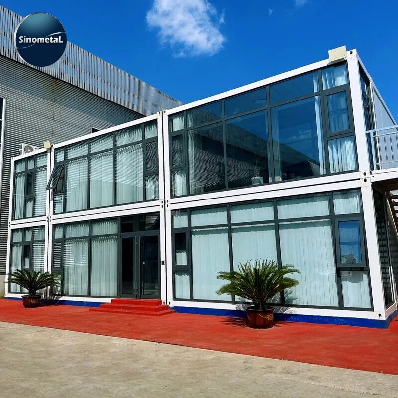 Căn hộ cao cấp 2 phòng ngủ 20ft 40ft nhà lắp ghép di động nhà container mô-đun tiền chế