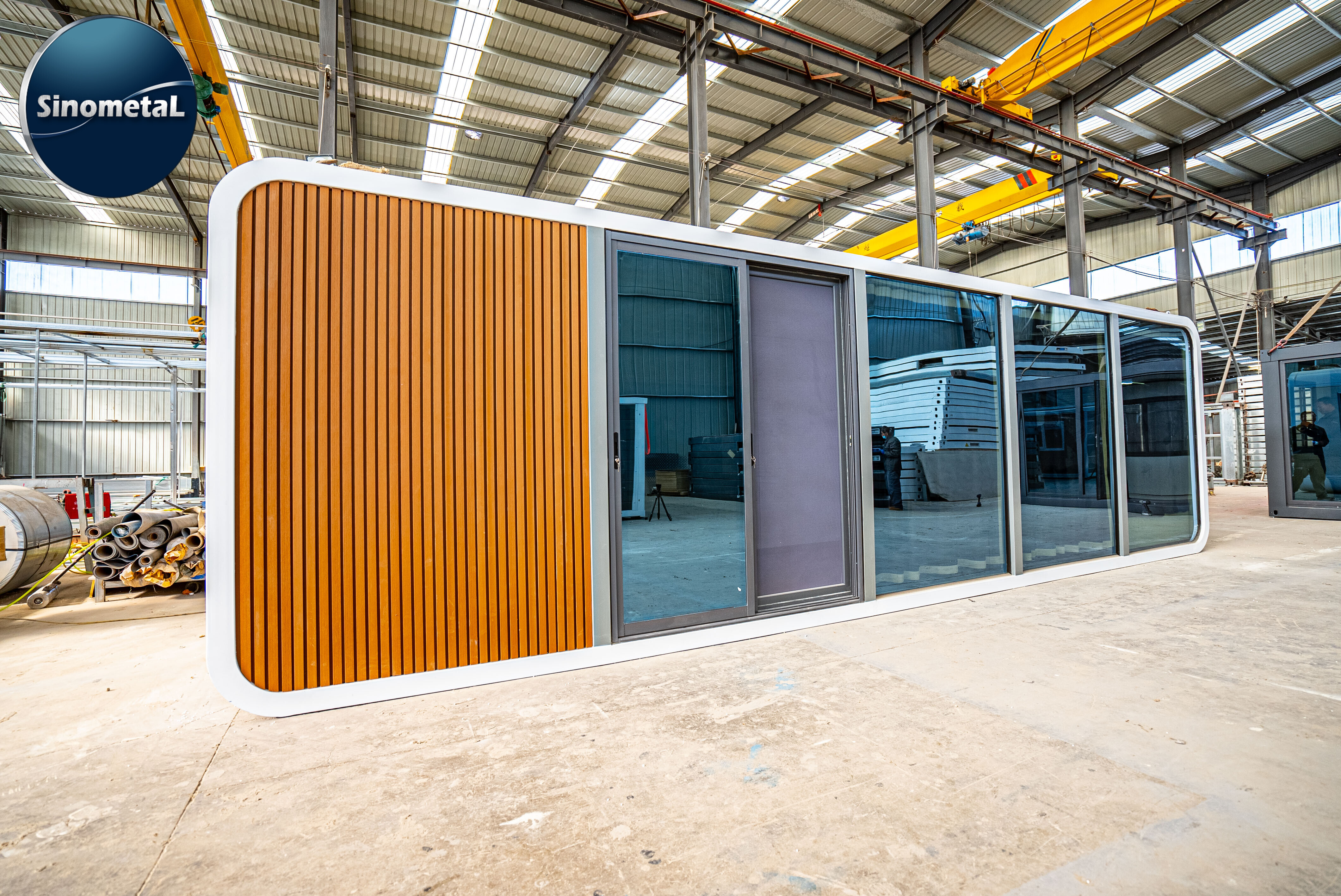 Nhà container Apple Cabin dài 8.5 mét