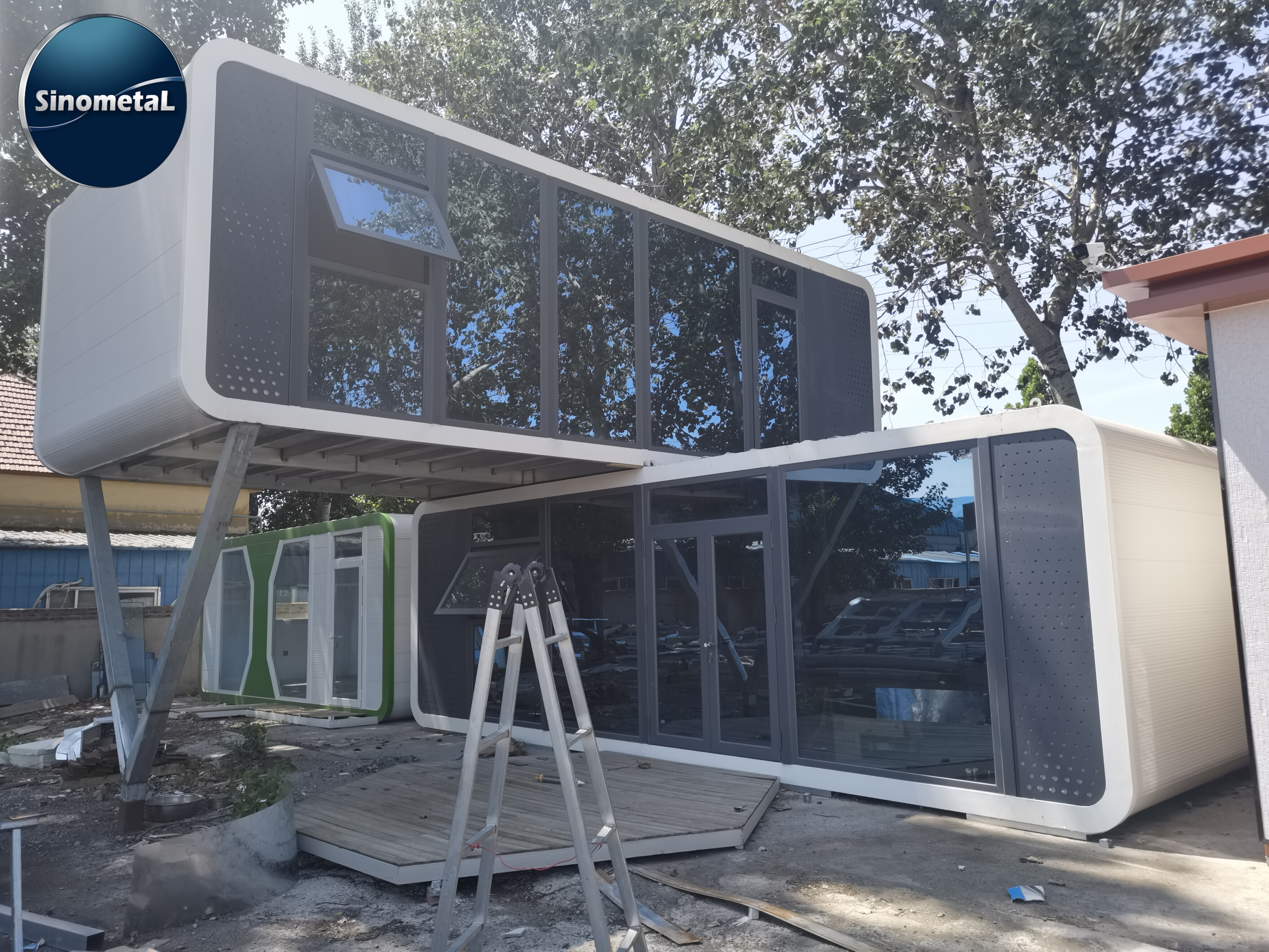 Nhà container Apple Cabin dài 8.5 mét