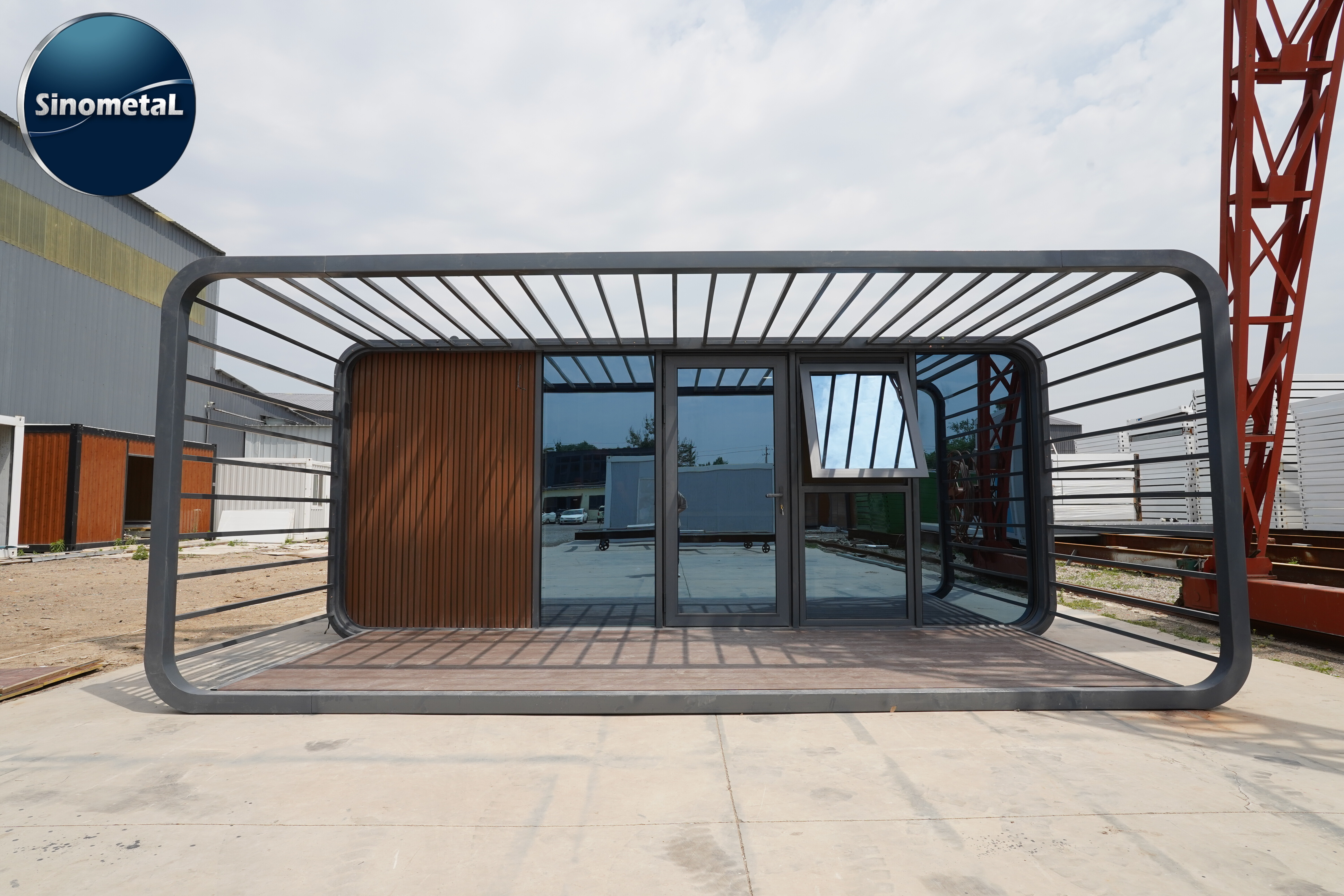 Nhà container Apple Cabin dài 8.5 mét