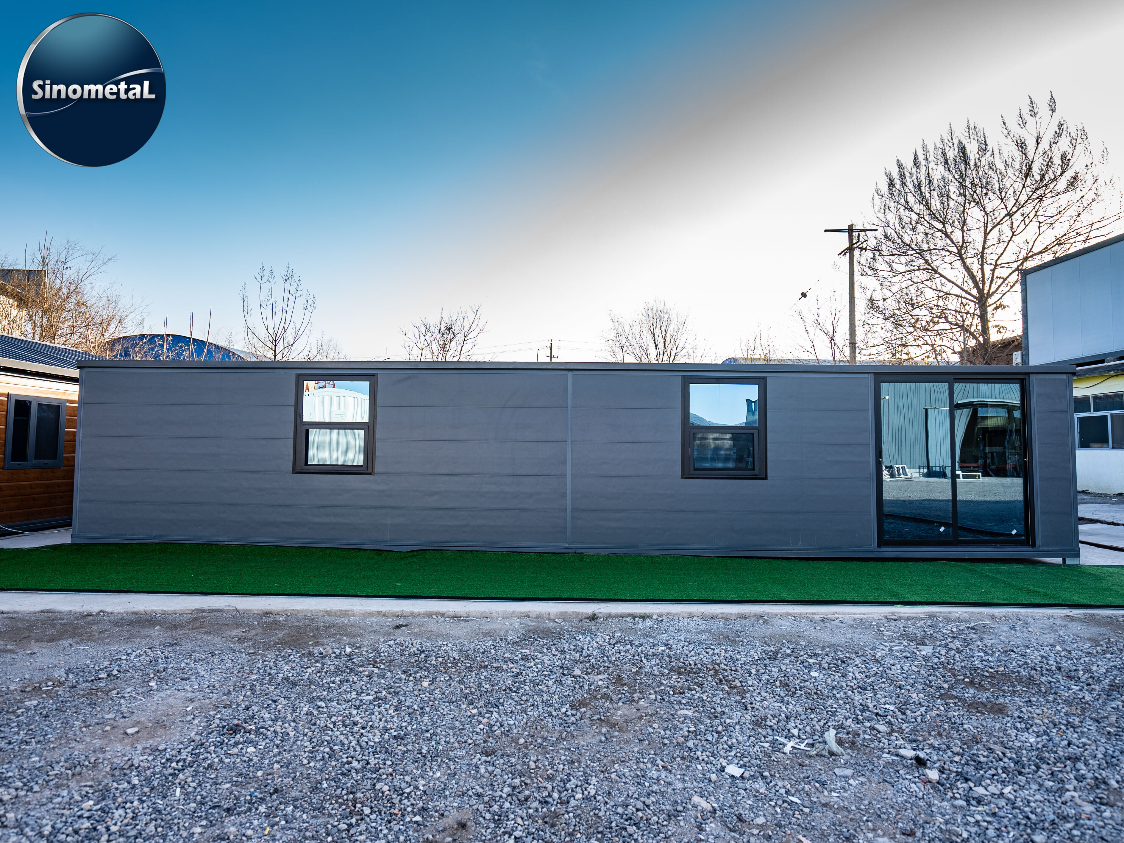 Nhà container mở rộng 2 cánh 40 ft có thể gấp gọn