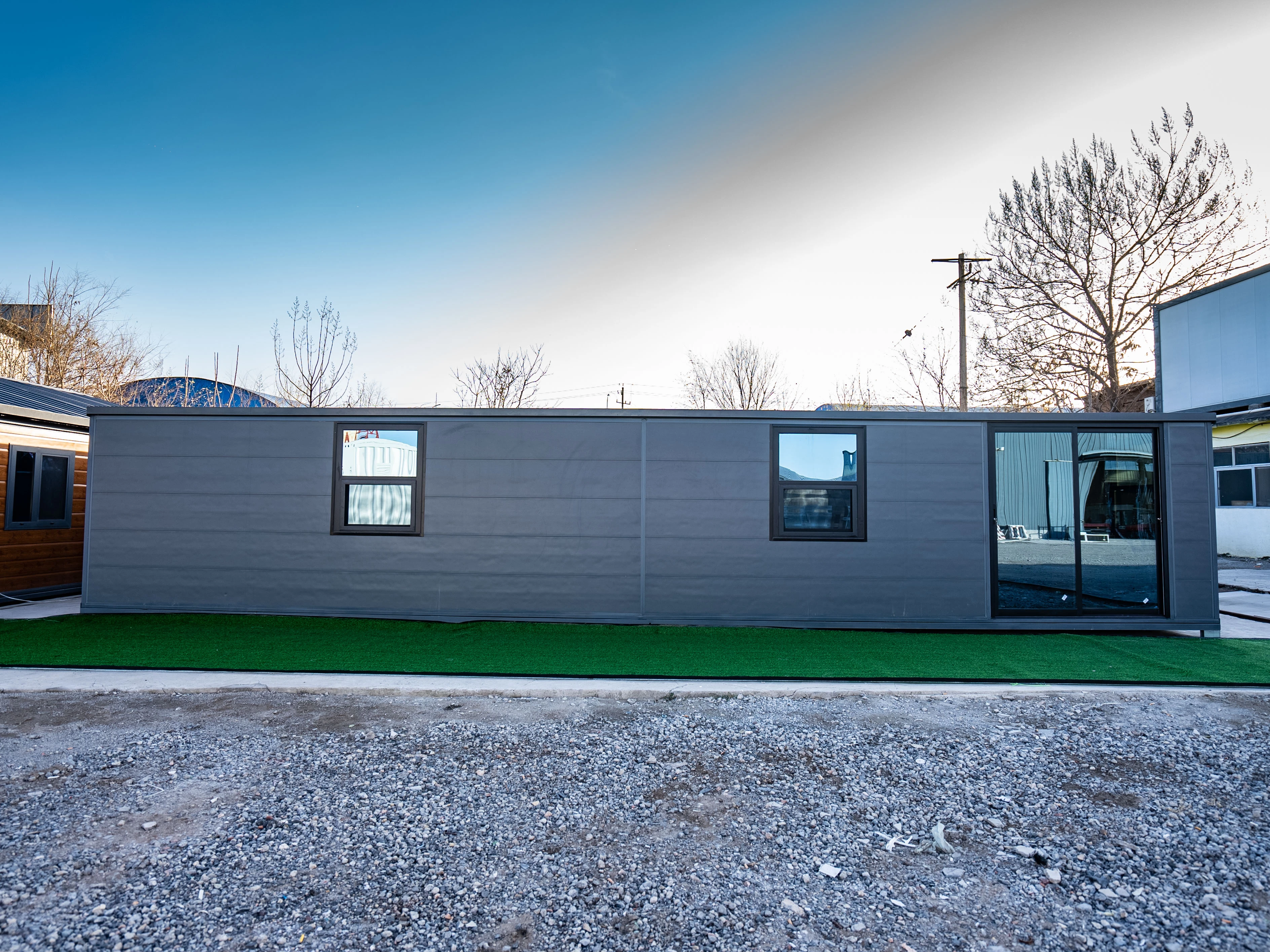 Nhà container mở rộng 40 ft hai cánh có thể gập lại