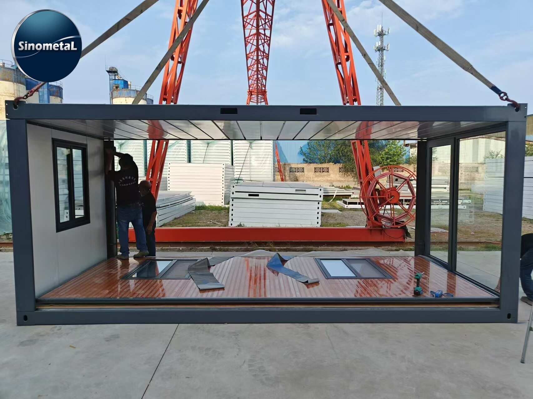 Nhà Container Gấp Gọn Phẳng