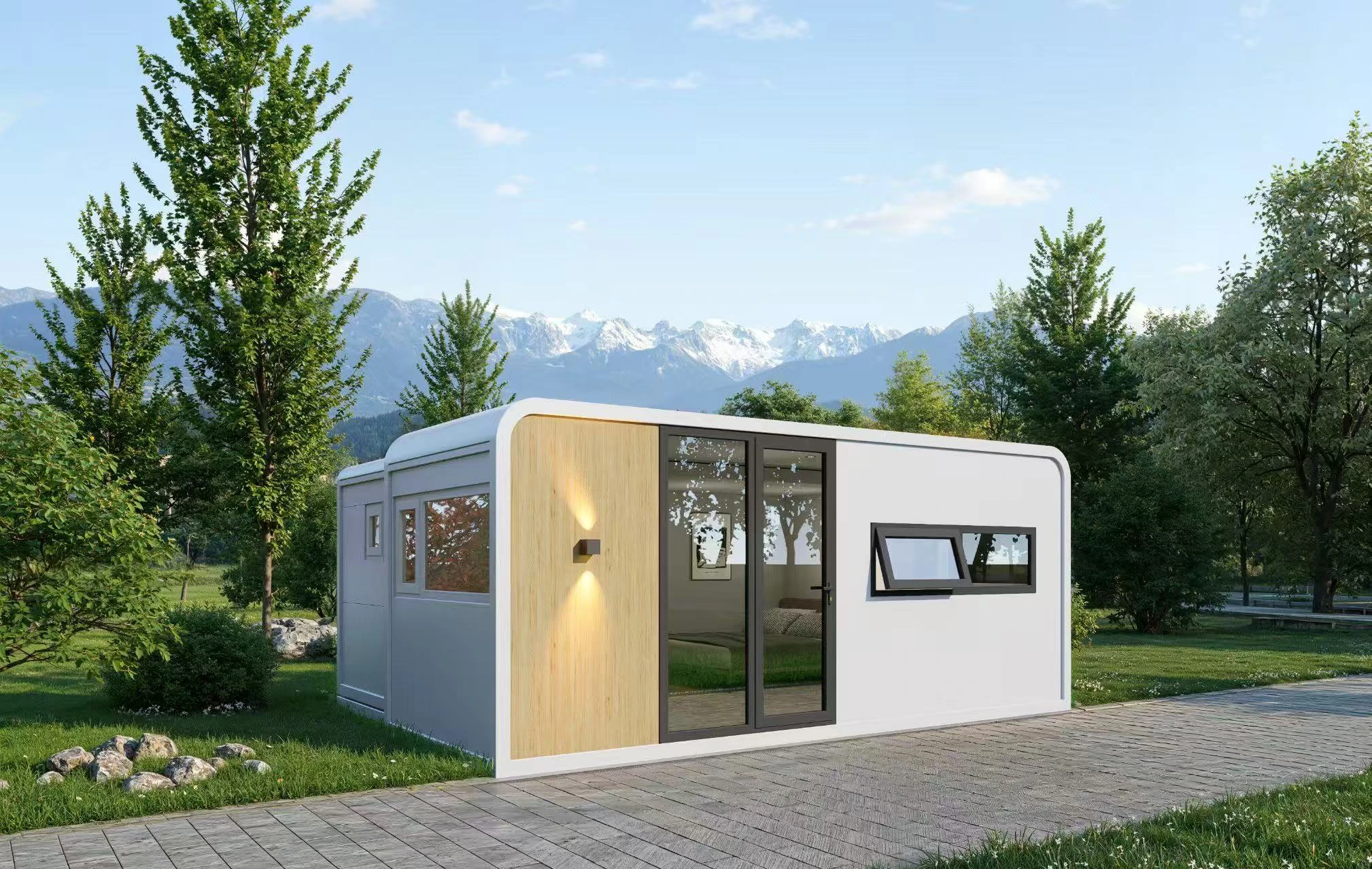 Cabin Táo Mở Rộng