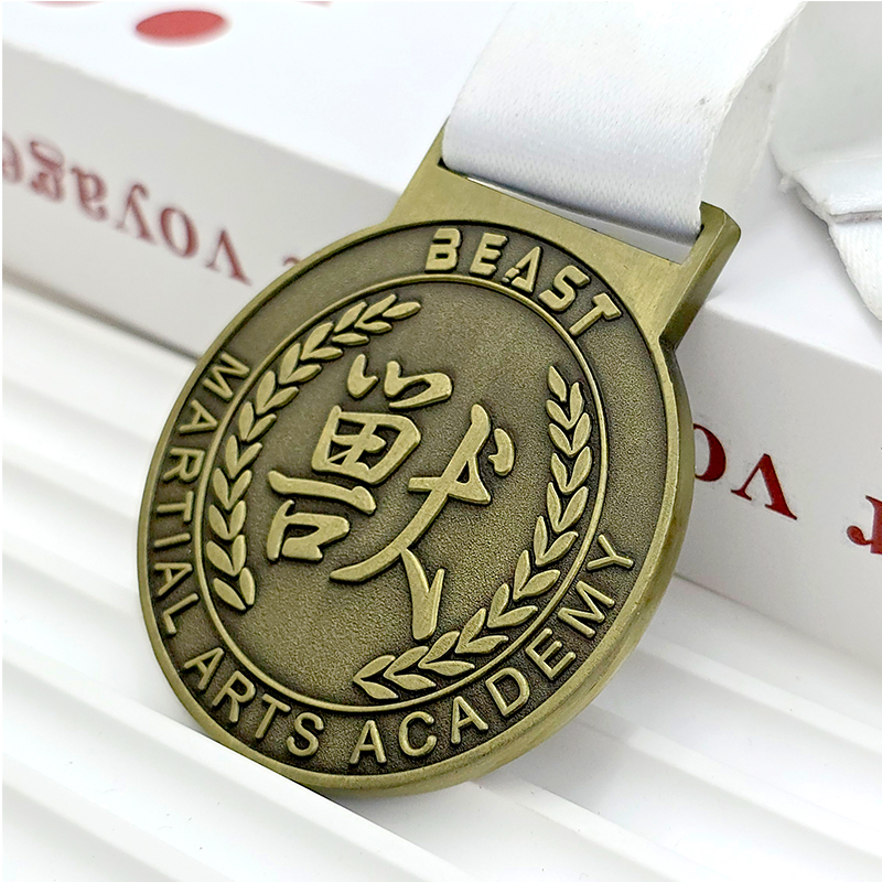 Medalla conmemorativa de bronce vintage 