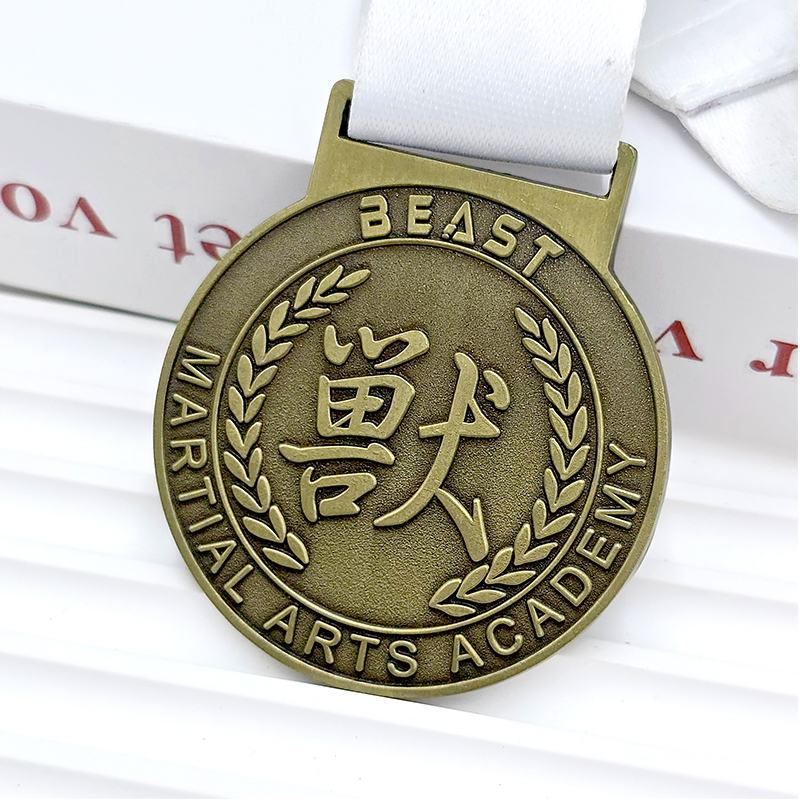 Medalla conmemorativa de bronce vintage 