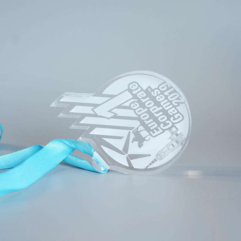 Personalización de Medallas Deportivas Multipropósito de Cristal Acrílico Transparente