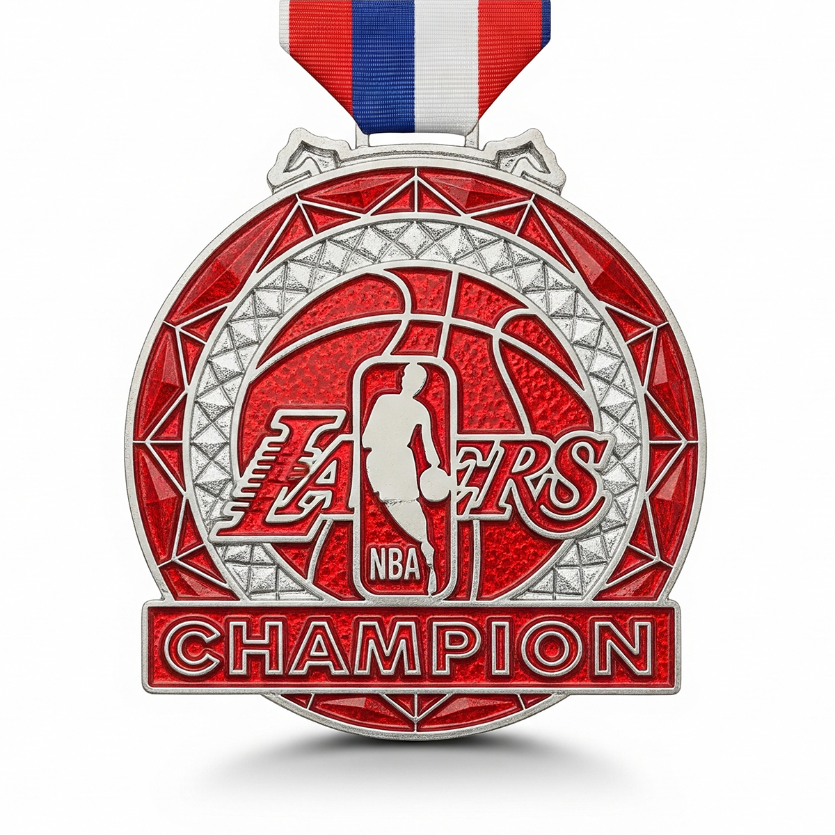 Medallas deportivas, chapadas en oro y plata con cobre, esmalte suave de colores, medallas de aleación de zinc en 3D, con cintas de sublimación.