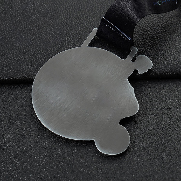 Medalla de bicicleta para hombres en plata antigua 3D, medalla de metal personalizada, medalla de bicicleta esmaltada