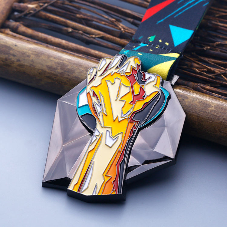 Medallas deportivas personalizadas de metal para escalada en roca al por mayor en venta