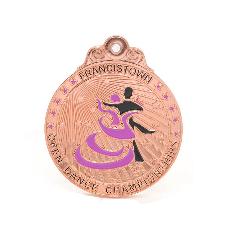 Proveedor ODM personalizado de alta calidad, fábrica de China, medallas de baile