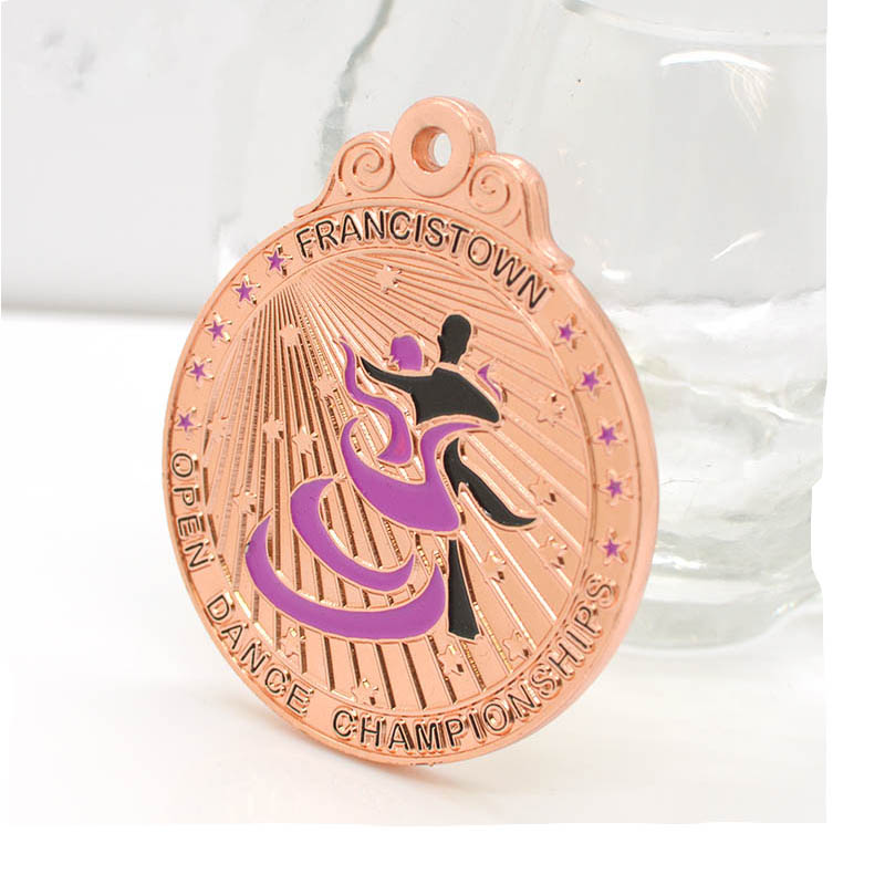 Proveedor ODM personalizado de alta calidad, fábrica de China, medallas de baile