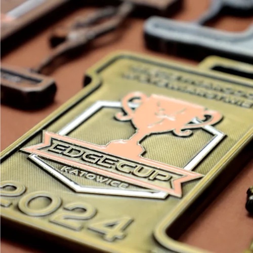 Medallas de competición de gimnasia rítmica: insignias conmemorativas 3D caladas de tres colores en oro, plata y bronce